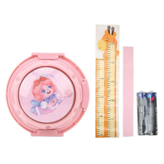 Touch High Jump Counter Children Luminous Height Trainer Vertical Jump Tester With Voice Counter Height Chart Pink