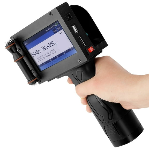 Touch Ink-jet Hand-held Printer Is Suitable For Logo/ Batch Number/serial Number/label/barcode/QR Code.