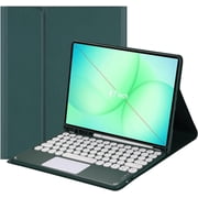 Touch Keyboard Case for Samsung Galaxy Tab A11 8.7 Inch 2025/Galaxy Tab A9 8.7 2023, with Pencil Holder - Magnetically Detachable Touch Bluetooth Keyboard