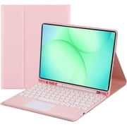 Touch Keyboard Case for Samsung Galaxy Tab A11+ Plus 11-inch 2025 and A9+ Plus 11-inch 2023, with Pencil Holder - Magnetically Detachable Touch Bluetooth Keyboard