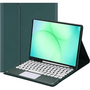 Touch Keyboard Case for Samsung Galaxy Tab A11+ Plus 11-inch 2025 and A9+ Plus 11-inch 2023, with Pencil Holder - Magnetically Detachable Touch Bluetooth Keyboard