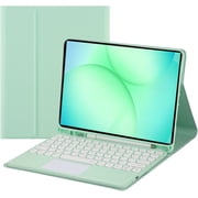 Touch Keyboard Case for Samsung Galaxy Tab A11+ Plus 11-inch 2025 and A9+ Plus 11-inch 2023, with Pencil Holder - Magnetically Detachable Touch Bluetooth Keyboard