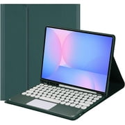 Touch Keyboard Case for Samsung Galaxy Tab S10 FE/ S9 FE 5G 10.9 Inch/Tab S9 11 Inch, with Pencil Holder - Magnetically Detachable Touch Bluetooth Keyboard