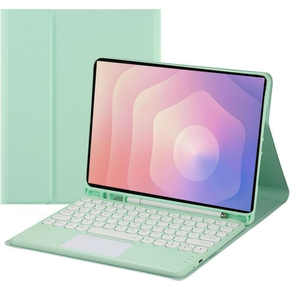 Touch Keyboard Case for Samsung Galaxy Tab S11 (11-inch) 2025 Model (SM-X730/SM-X736B), with Pencil Holder - Magnetically Detachable Touch Bluetooth Keyboard