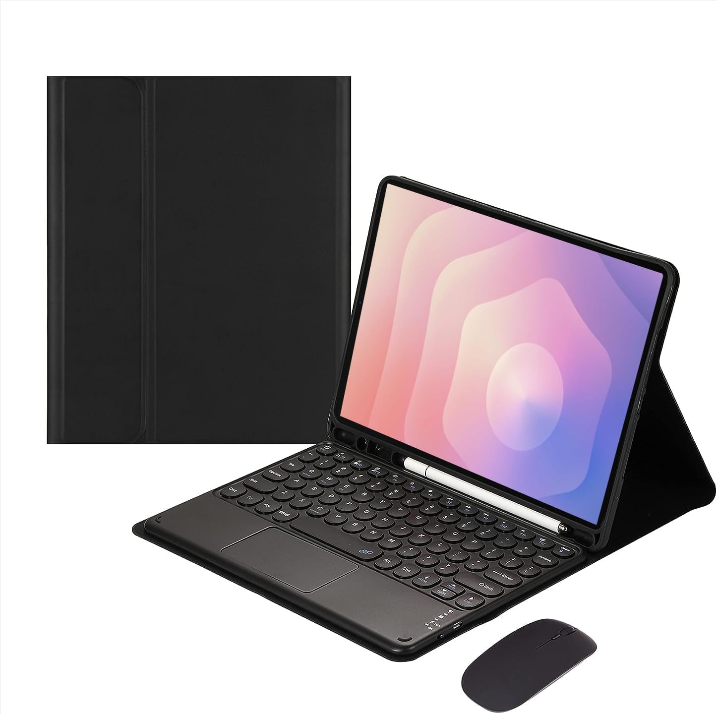 Touch Keyboard Case for Samsung Galaxy Tab S11 (11-inch) 2025 Model (SM-X730/SM-X736B), with Mouse - Magnetically Detachable Touch Bluetooth Keyboard