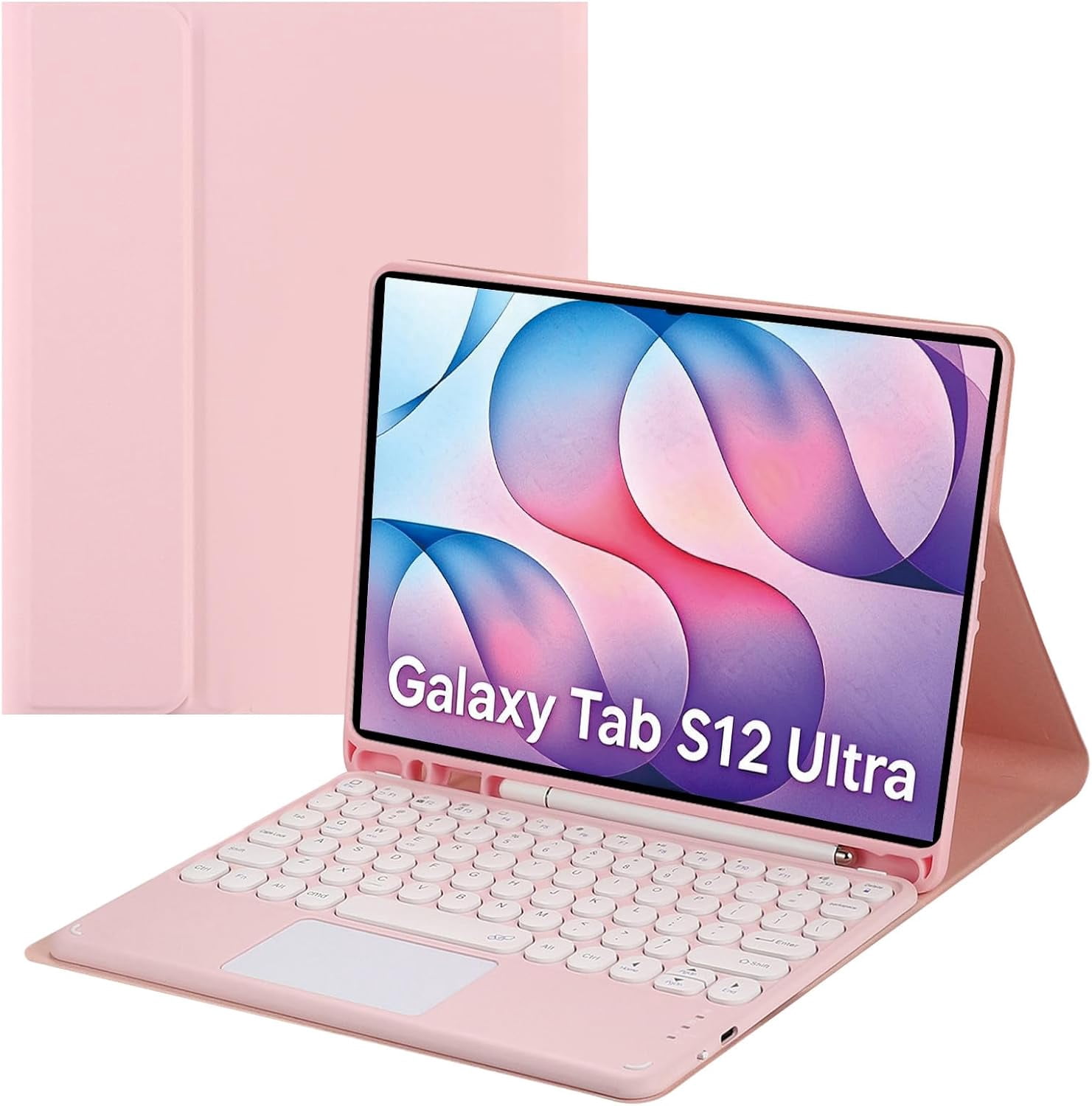 Keyboard Soft Case Touch Keyboard Case for Samsung Galaxy Tab S12 Ultra/S11 Ultra 14.6 ...