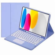 Magnetic Detachable Bluetooth Touch Keyboard for iPad A16 11th Generation 11-inch 2025 iPad 10th Generation 10.9-inch 2022 Case Round-cap keyboard