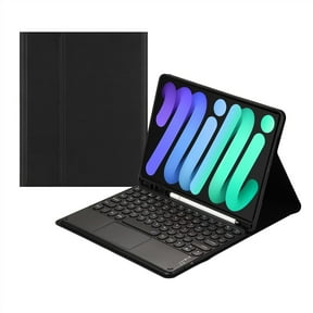 Touch Keyboard Case for iPad Mini 7 (A17 Pro)/Mini 6th Generation Case 8.3 inch (2024/2021) with Pencil Holder - Magnetically Detachable Touch Bluetooth Keyboard