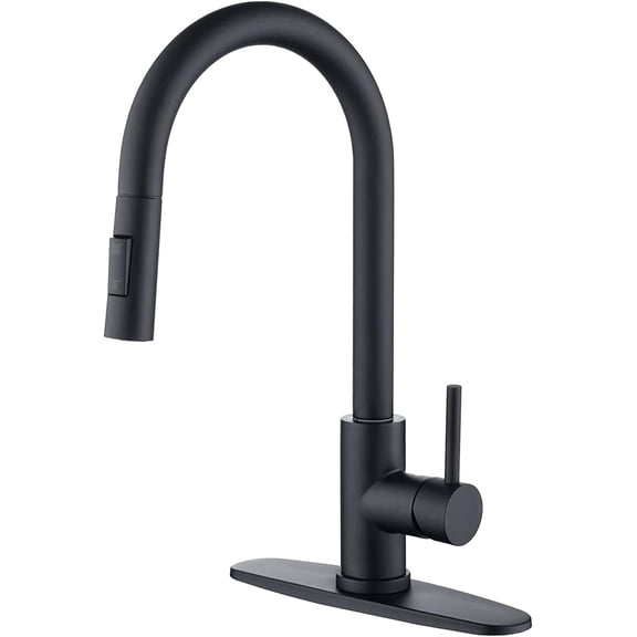 Touch Kitchen 360°Rotation Pull Out Kitchen Sink 304 Stainless Steel High Arc Single Handle Kitchen Mixer Tap, with Pull Down Sprayer,Brushed Kitchen Sink Faucets