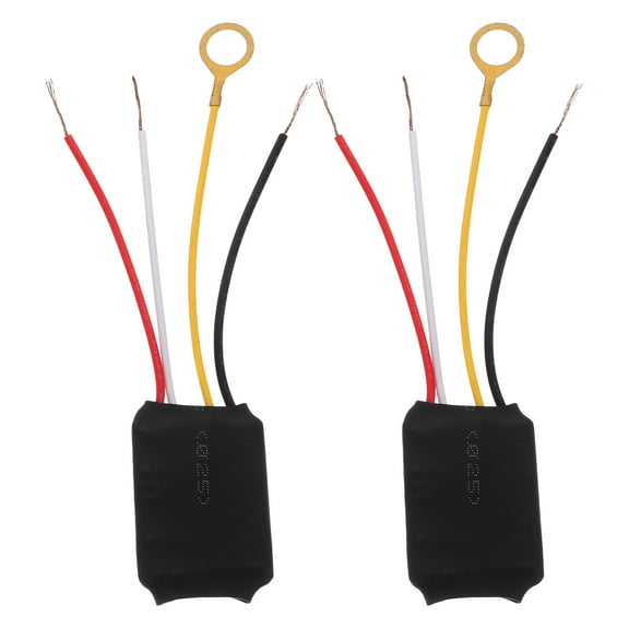 Amosfun 2Pcs Touch or Lamp Module Black with Easy Wiring and Three Level Dimmer for Desk Lamp Repair
