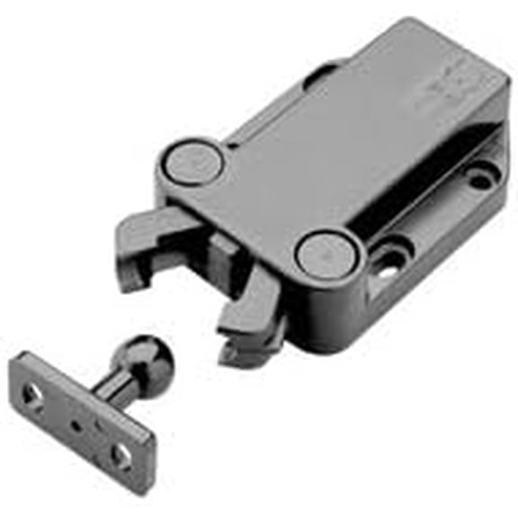 Touch Latch Non-Magnetic, Black