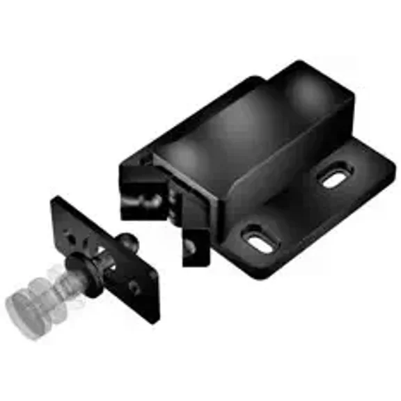 Touch Latch, mini, non-magnetic, plastic, black