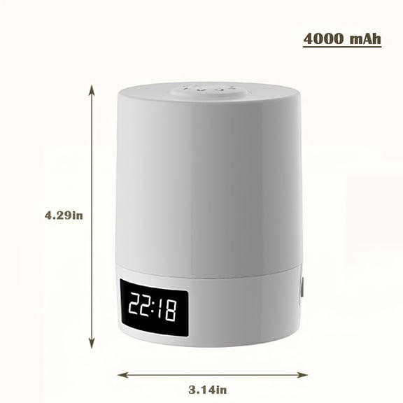 Touch Lights For Bedside Tables, Night Lights With Time, Wireless Rechargeable Night Lights, And Dimmable Night Lights