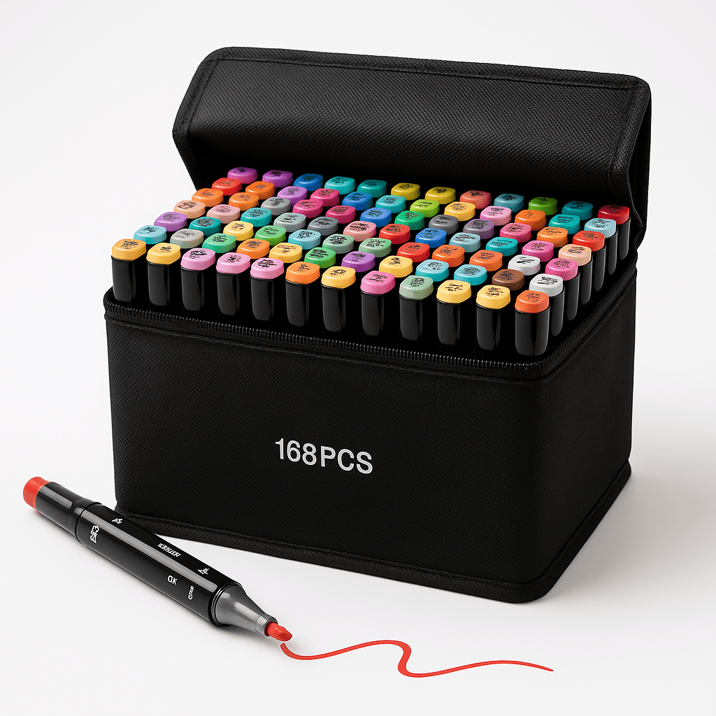 Touch Markers 168 Colors Alcohol Markers Artist Drawing Art Dual Tip Markers