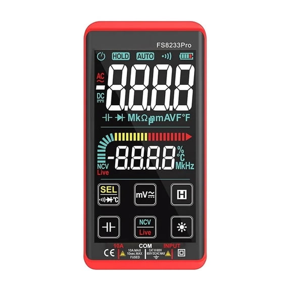 Touch Multi Meter Automatic Smart Digital Multimeter Electrician Profesional Ohm Hz Capacitance 10A AC DC Multitester