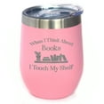 thumbnail image 1 of Bevvee Insulated Wine Tumbler 12 oz Touch My Shelf Wine Enthusiast Gifts Tumblers, 1 of 4