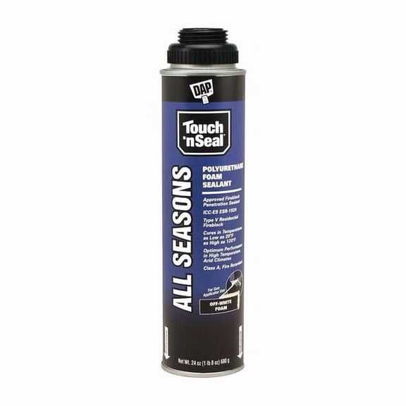 Spray Foam Sealant, Gun Application Method 24 oz, Aerosol Can, Beige, 2-3:1 Expansion Ratio