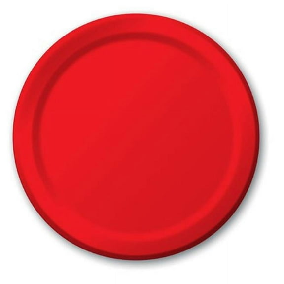 Touch Of COlor 753548B 7 In. Classic Red Lunch Plates - Case of 900