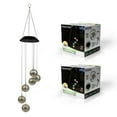 Touch Of ECO Solar Metal Orb Wind Chime Mobile Color Changing