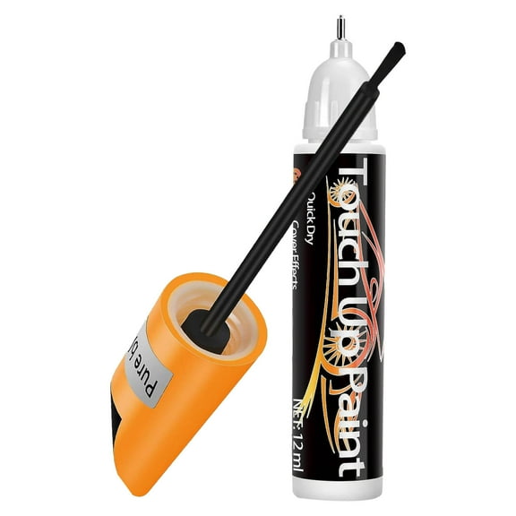 Touch Up Paint for Cars 0.41 fl oz , Quick And Easy Car Scratch Remover for Deep Scratches,2-In-1 Automotive Car Paint Scratch Repair for Vehicles, Auto Paint for Erase Car Scratches (Black)