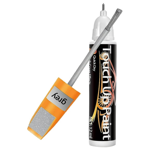 Touch Up Paint for Cars 0.41 fl oz , Quick And Easy Car Scratch Remover for Deep Scratches,2-In-1 Automotive Car Paint Scratch Repair for Vehicles, Auto Paint for Erase Car Scratches (Grey)