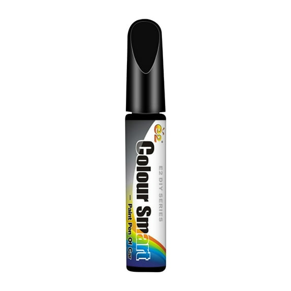 Touch Up Paint For Cars, Automotive Black Car Paint Pen Scratch Repair Touch Up Paint With Pen Tip and Brush, Quick & Easy To Repair Minor Automotive Scratches Touch Up Paint Pen 12ML (Black)