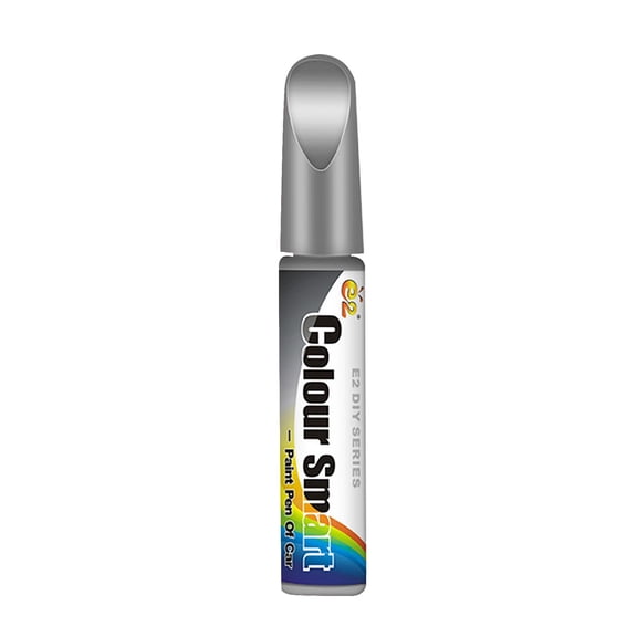 Touch Up Paint For Cars, Automotive Silver Car Paint Pen Scratch Repair Touch Up Paint With Pen Tip and Brush, Quick & Easy To Repair Minor Automotive Scratches Touch Up Paint Pen 12ML (Silver)