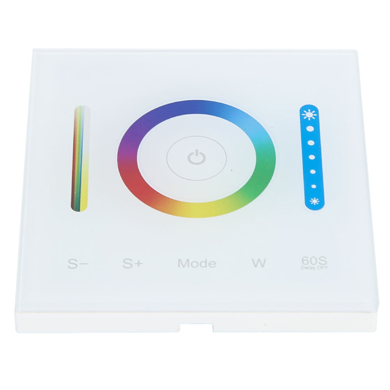 White Touch Panel LED Dimmer Controller for RGB and RGBW Strips