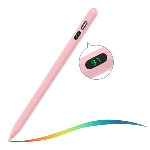 Touch Pen Active Digital Display Stylus for Google Pixel 9/Pro/XL - Pink Capacitive Rechargeable Palm Rejection for Pixel 9/Pro/XL