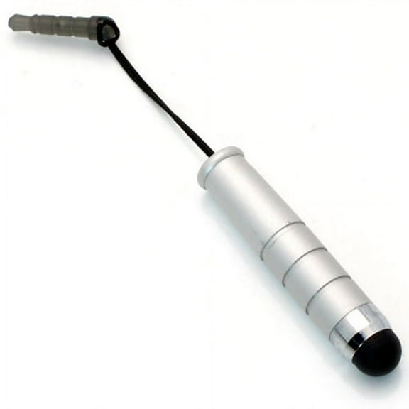 Touch Pen Stylus for CAT S62 Phone - Aluminum Compact Silver Color G5P