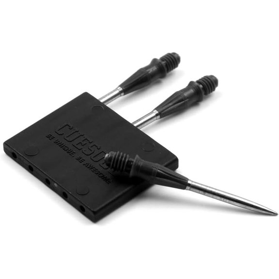 Touch-Point Conversion Dart Points Black for 2BA Thread Soft Tip Dart Points