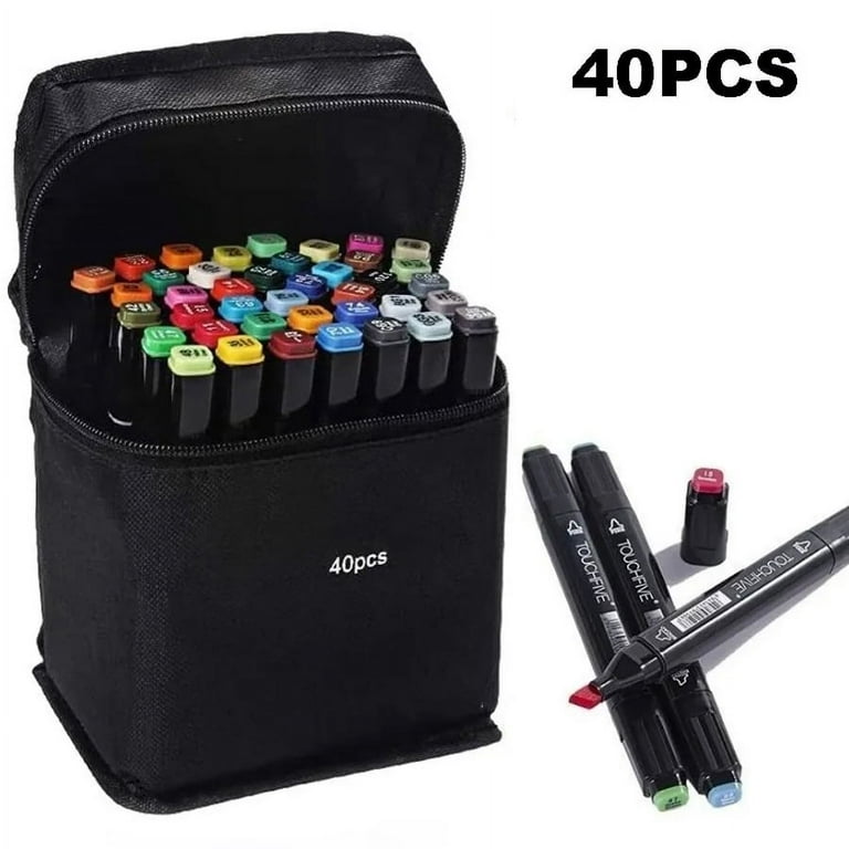 TouchFive 168 black Colors Markers Pen Painting Manga Art Marker Set  Stationery Pen For School Sketch Markers - AliExpress