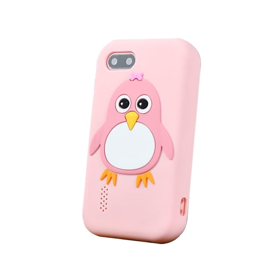 Touch Screen Camera Toy, Multifunctional Phone Camera for Photo Video Recording, MP3 Music Player, Educational Learning Toy, Pink