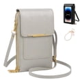 thumbnail image 1 of Touch Screen Crossbody Cell Phone Purse Anti theft Leather Bag Touchscreen Phone Crossbody Bag for Women Daily Travel Trendy Purses Touchscreen Shoulder Bag, 1 of 5