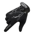 thumbnail image 1 of Touch Screen Cycling Gloves Shock Absorbing Padded Bike Gloves Non-Slip Breathable Full Finger Sports Gloves for Biking Running Climbing Black S, 1 of 3