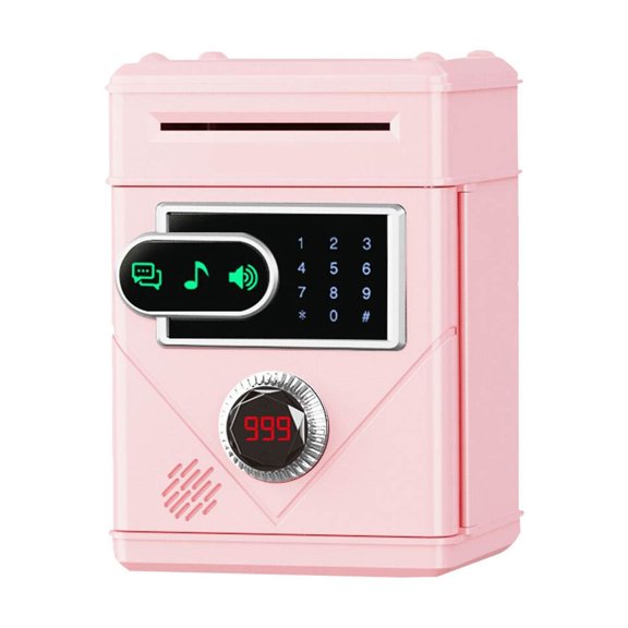 Touch Screen Digital Counting Password ATM Piggy Bank Kids Electronic Saving Gift Box