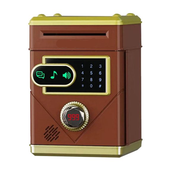 Touch Screen Digital Counting Password ATM Piggy Bank Kids Electronic Saving Gift Box