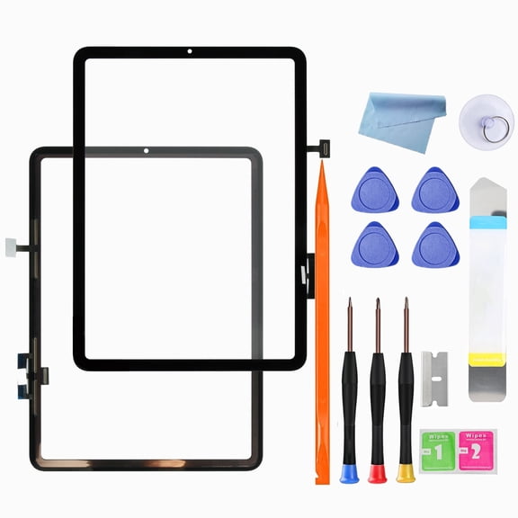 Touch Screen Digitizer Replacement for iPad Air 4 (2020) A2324 A2072 with OCA Adhesive & Repair Tool Kit - No LCD Included
