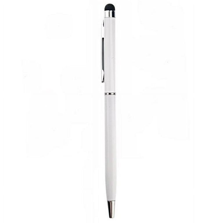Soimiss Capacitive Touch Screen Stylus Pen and Ballpoint Pen White