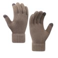 thumbnail image 1 of Touch Screen Gloves Winter Warm Knit Gloves Unisex for Men Women Thermal Gloves Outdoor Daily Cold Weather Gloves, 1 of 6
