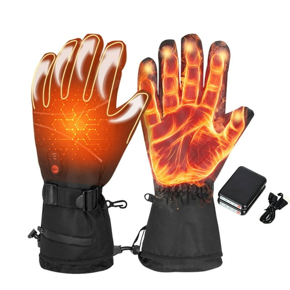 Touch Screen, Electric Heating for Men Motorcycle Gloves