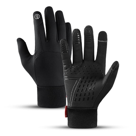 Touch Screen Lightweight Winter Gloves, Warm Water Resistant Gloves for Walking,Riding,Cycling,Running and Driving-L