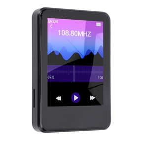 Touch Screen MP4 Player with Bluetooth 5.0 and HD Camera - 2.4 inches / 6.1 cm Portable HiFi Metal Audio MP3 Music Player with Built-in Speaker FM Radio Voice Recorder and E-Book Support