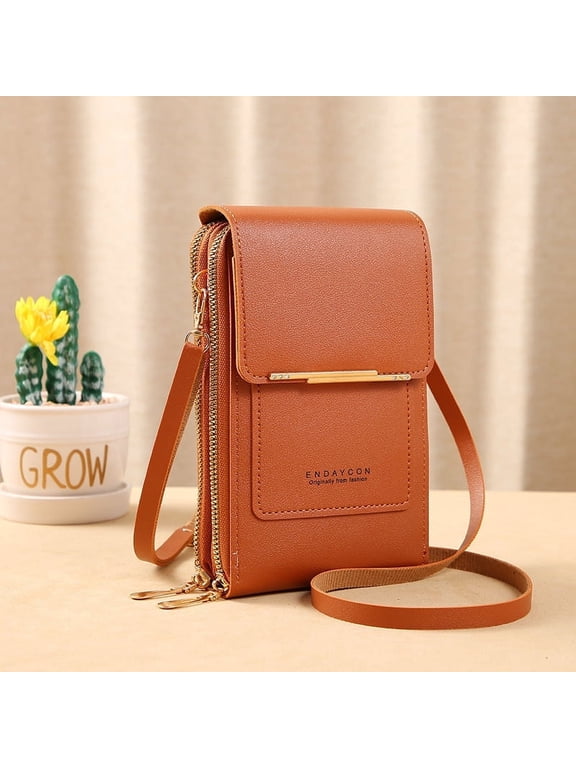 Touch Screen Mobile Phone Bag Women Small Messenger Cute Bag for Phone Fashion Key Coin Purse Wallet Card Holder