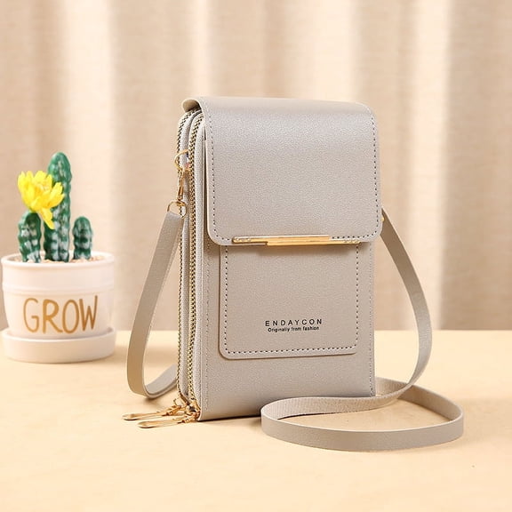 Touch Screen Mobile Phone Bag Women Small Messenger Cute Bag for Phone Fashion Key Coin Purse Wallet Card Holder