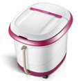 thumbnail image 1 of Touch Screen Oxy-Energized Water Jet Foot & Leg Spa Bath Massager - Purple & White, 1 of 1