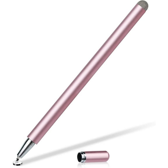 Touch Screen Pen Pink Stylus for Google Pixel 7/Pro/6a/6/Pro Phones - Fiber Tip Aluminum Lightweight Compatible With Pixel 7/Pro/6a/6/Pro Models