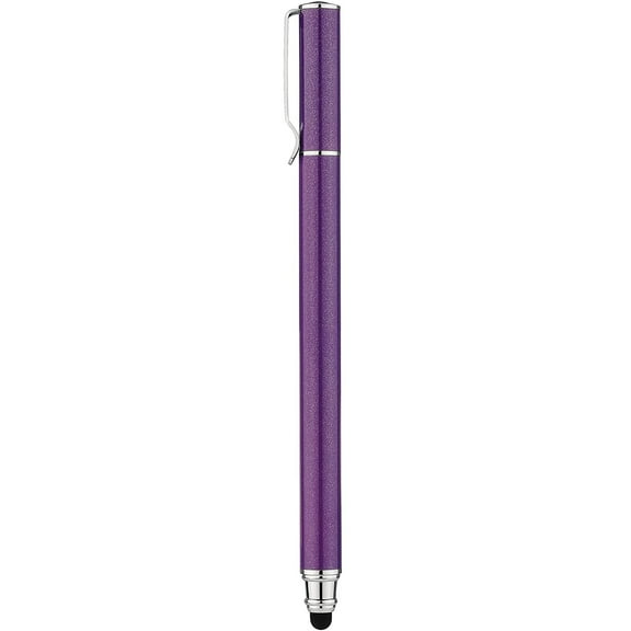 Touch Screen Pen Purple Stylus for Samsung Galaxy Tab S8/S9/FE/Plus Tablets - Fiber Tip Aluminum Lightweight