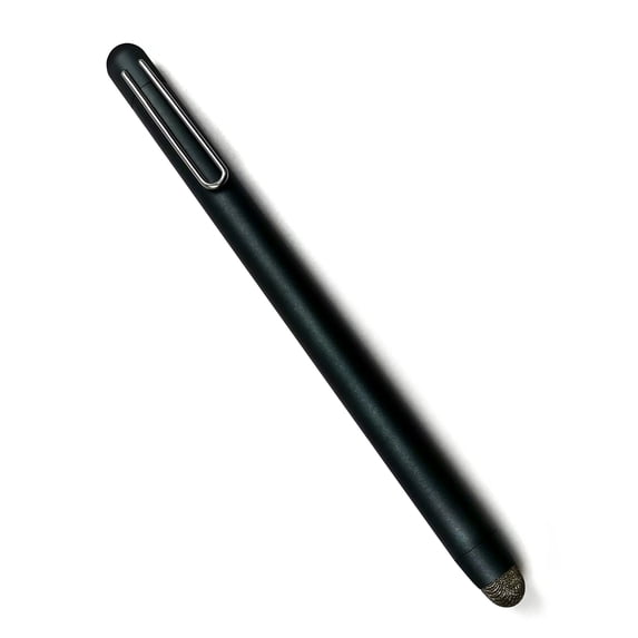 Touch Screen Pen Stylus for OnePlus Nord N300 5G/N20 5G, 10T 5G Phones - Fiber Tip Aluminum Lightweight Black Compatible With OnePlus Nord N300 5G/N20 5G, 10T 5G