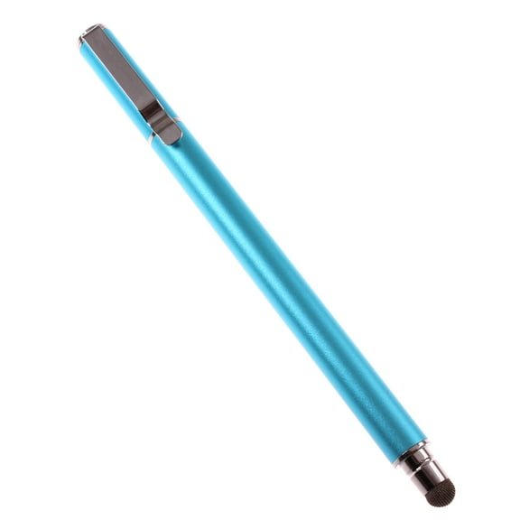 Touch Screen Pen Stylus for Cricket Vision Plus, Innovate E 5G - Fiber Tip Aluminum Lightweight Blue